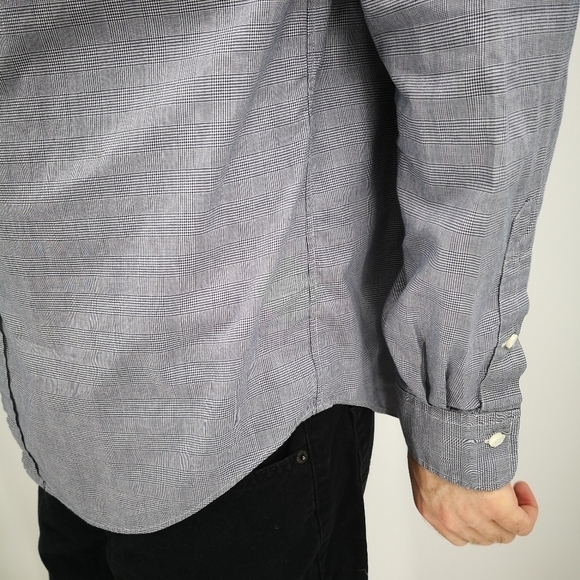 Polo Ralph Lauren Men's L Houndstooth Casual Button Down Long Sleeve Shirt - Picture 6 of 11